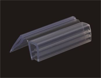 Supports clairs de signe de vente au détail de PVC pour montrer et marquer 17 x 50 millimètres