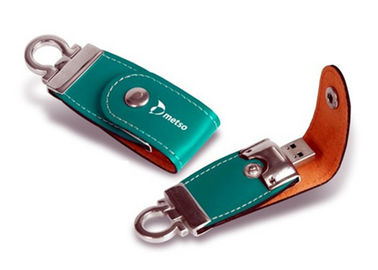 Commande en cuir promotionnelle USB d'instantané d'USB d'affaires 2,0 1GB - capacité 64GB