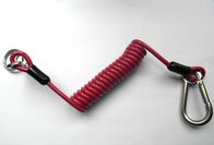 5,0 millimètres d'outil de câble rouge de lanière avec les crochets de verrouillage inoxydables de pivot