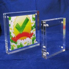 Haut support acrylique transparent de signe