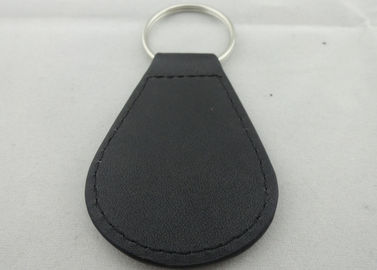 Cuir promotionnel Keychain, Keychains en cuir personnalisé d'Eagle de cadeau avec le nickelage