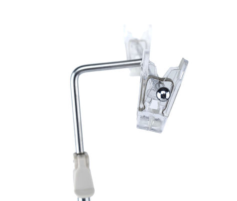 Supports magnétiques de signe de POP 300mm Polonais pour le supermarché, agrafe en plastique