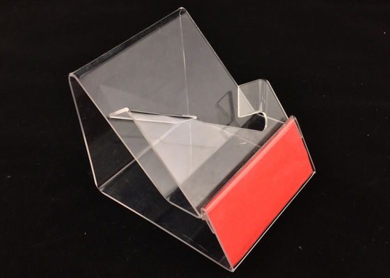 Support acrylique transparent de signe d'A3 A4 A5, support d'affichage de menu