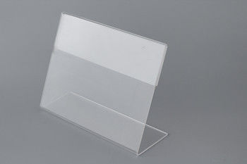 Les supports acryliques clairs de signe de menu pour l'affichage de magasin, survivent à résistant