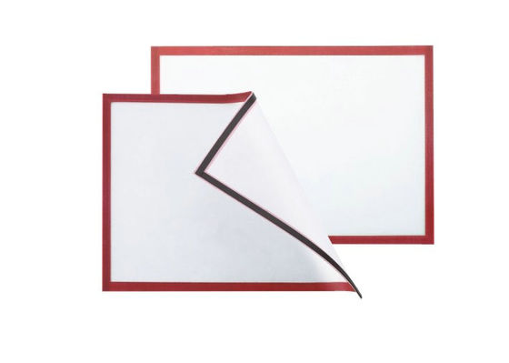 Bureau rencontrant les supports mous de papier mobiles de dossier magnétique de PVC A3 pour l'avis ou dessinant 30411