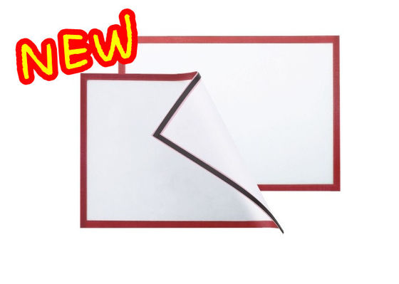 Bureau rencontrant les supports mous de papier mobiles de dossier magnétique de PVC A3 pour l'avis ou dessinant 30411