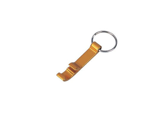 Porte-clés de fil d'acier et d'ouvreur de bouteille d'aluminium, Keychains promotionnel 30569