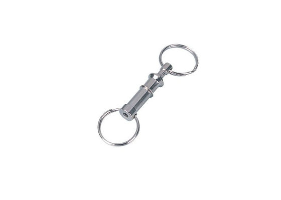 La double traction, poussent le porte-clés distant, fil d'acier Keychains promotionnel 30598