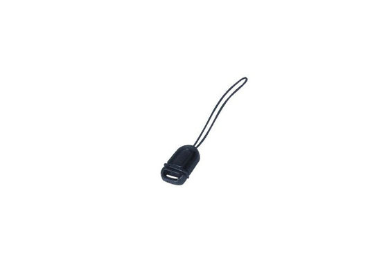Courroie en plastique noire de téléphone portable pour les attachements de lanière/accessoires T-131