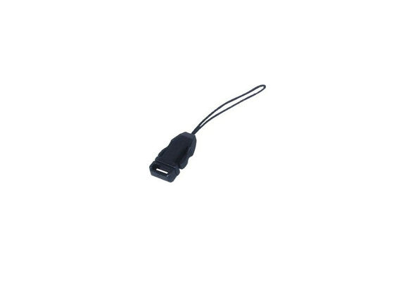 Courroie en plastique noire de téléphone portable pour les attachements de lanière/accessoires T-132