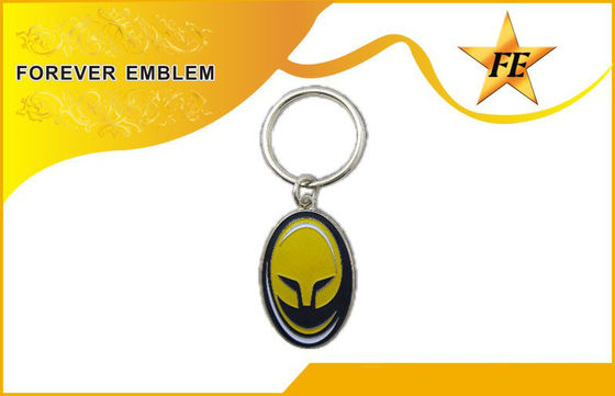 Métal libre d'électrodéposition de nickel à faible teneur en plomb promotionnel de Keychains de cadeaux d'affaires