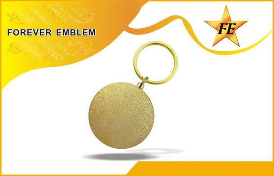 Métal mou d'émail/Cloisonne Keychains promotionnel avec l'anneau et les chaînes de fente