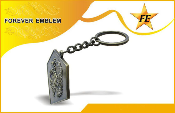 Le bas cadmium Keychains promotionnel en alliage de zinc/porte-clés avec conçoivent en fonction du client