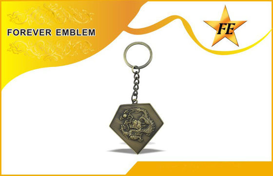 Le bas cadmium Keychains promotionnel en alliage de zinc/porte-clés avec conçoivent en fonction du client