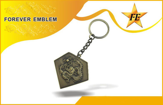 Le bas cadmium Keychains promotionnel en alliage de zinc/porte-clés avec conçoivent en fonction du client