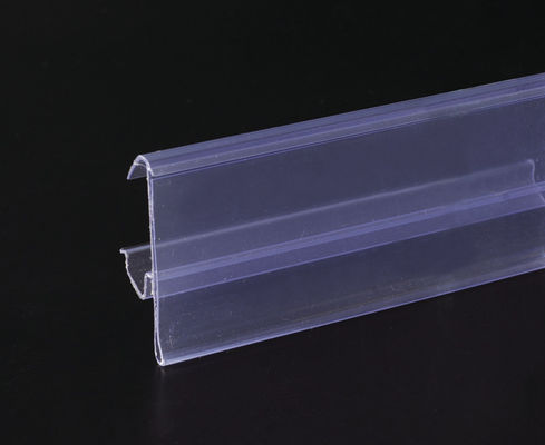 Les données d'étagère de PVC de magasin de supermarché dépouillent 32mm/39mm, Transprent