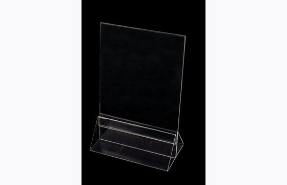 Affichage acrylique clair de support de signe