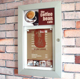 Présentoirs d'affiche de support de menu de Moubted de mur pour le café