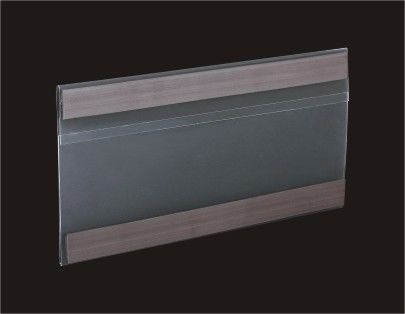 Le support de label en plastique de supermarché/a expulsé bande magnétique de HolderWith 2pcs