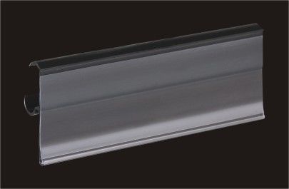 Bande auto-adhésive de canevas de label de magasin de support des prix en plastique d'affichage