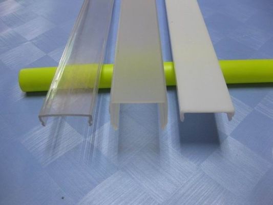 Bande expulsée transparente de données de PVC de supermarché/magasin de formes de plastique