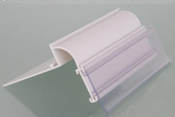 Bande expulsée transparente de données de PVC de supermarché/magasin de formes de plastique