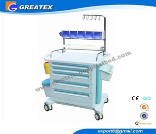 Patient de secours/chariot médical, meubles d'hôpital avec le Cabinet en plastique de tiroir
