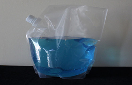 Sac latéral de bec de gousset, poches debout en plastique de bec avec la poignée