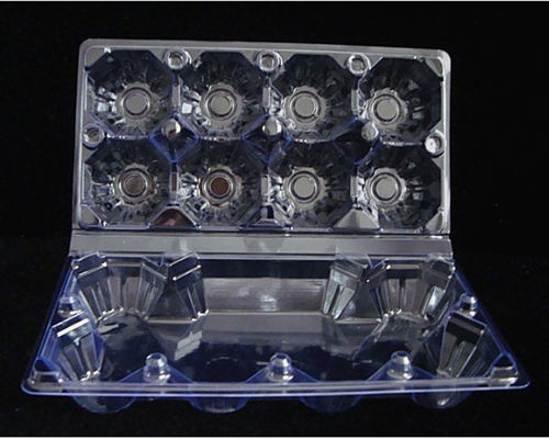 Plateaux transparents d'oeufs d'ANIMAL FAMILIER imperméable, emballage de carton d'oeufs de 15 cavités