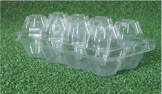 Plateaux transparents d'oeufs d'ANIMAL FAMILIER imperméable, emballage de carton d'oeufs de 15 cavités