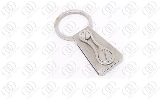Support de clé de Keychain d'acier inoxydable des vis 316L avec la finition balayée et polie