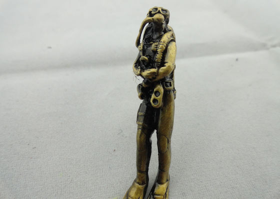 Chaîne principale de plein soulagement en métal, étain Keychain promotionnel avec le placage à l'or antique