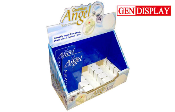 Unité faite sur commande de présentoirs de compteur de carton avec le diviseur pour la promotion de Keychain