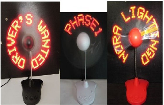 Fan de charme instantané de 110MM LED pour la lumière des cadeaux d'affaires/LED avec la fan