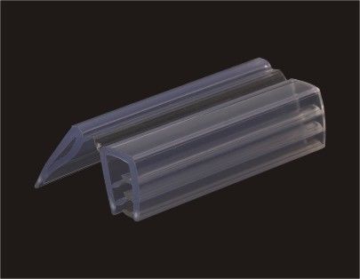Supports clairs de signe de vente au détail de PVC pour montrer et marquer 17 x 50 millimètres
