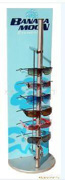 Personnalisé autocollants acrylique Pop lunettes Display Rack signe titulaire avec filage de Base