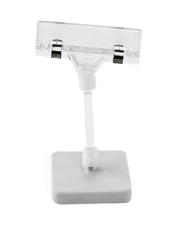 POP/supports magnétiques signe de prix à payer pour l'étagère, support de signe d'agrafe