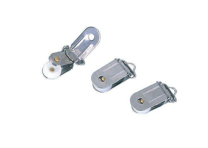 Porte-cartes accrochant supérieur d'identification de secousse en métal d'acier inoxydable de conférence, agrafe 30278 de support de badge nominatif