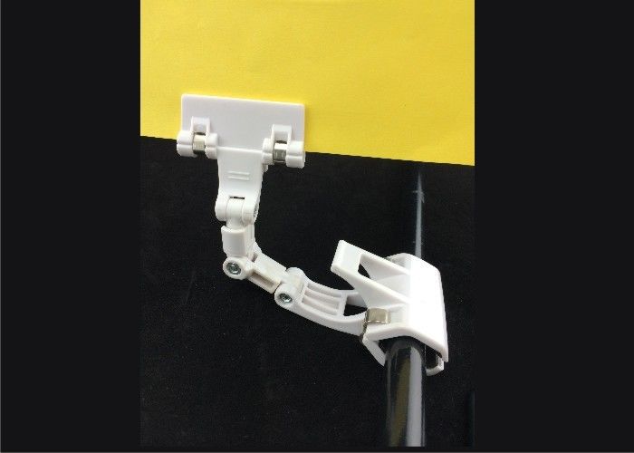 Agrafe de support de prix à payer, agrafes en plastique d'affichage de supermarché pour des supports de signe