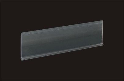 Support de label en plastique d'étagère de bibliothèque, bande 30mm de données de PVC d'espace libre d'affichage de supermarché