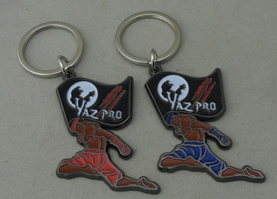 Le porte-clés promotionnel de moulage mécanique sous pression, l'émail mol et le Keychains en alliage de zinc